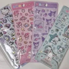 サンリオ 海外正規品　立体シール 4枚セット　ボンボンドロップ　うるちゅる