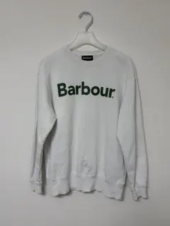 Barbour ホワイト ロゴトレーナーのサムネイル