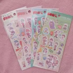 おそ松さん クリアシール 全4種セット