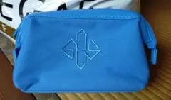 【非売品】ETTINGER ANAビジネスクラス ブルー マチ付ポーチのサムネイル