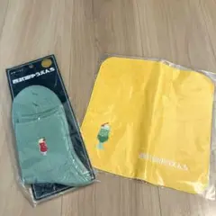 西武園ゆうえんちオリジナル刺繍ソックス　刺繍タオル