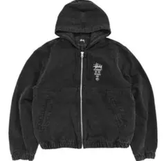 STUSSY アクティブジャケット ダック パーカー ロゴ刺繍 XXL BN22 STUSSY アクティブジャケット ダック パーカー ロゴ刺繍 XXL BN22