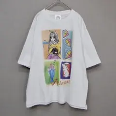 ＊新品タグ付 スカラー　151678：女の子のすきなもの柄Tシャツのサムネイル