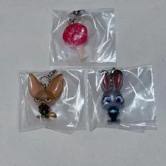 ズートピア めじるしアクセサリー　ジュディ　フィニック　アイスキャンディ