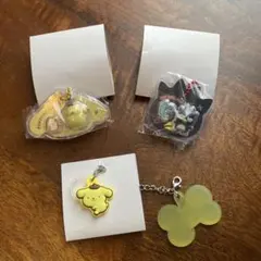 サンリオ パッケージチャーム ダブルチャーム3点セット