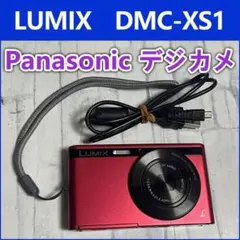 美品】 LUMIX DMC-XS3 デジタルカメラ レッド ケース付き 未確認