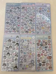 【正規品】水族館限定ボンボンドロップシール　6種類セット　２４時間以内発送