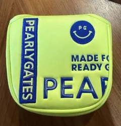 PEARLY GATES パター用ヘッドカバー 蛍光グリーン　マレット型