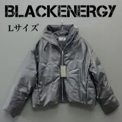 〔BLACKENERGY〕メンズ 合成皮革製 ジャケット Lサイズ ブラック