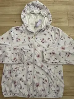 Any FAM UV加工サラサラパーカーラベンダー花柄 130