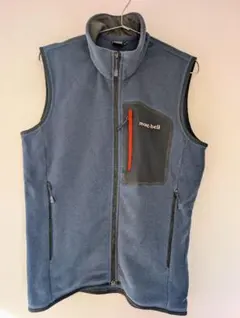 モンベル クリマプラス100ジップベスト S