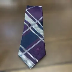 ブラックレーベル クレストブリッジ 千鳥格子×チェック ネクタイ