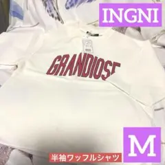 【新品】INGNI 半袖 ワッフルTシャツ オフホワイト Mサイズのサムネイル