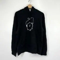 Talking Heads ナガノフレンズ P/Oパーカ ナガノのくまが描く 黒