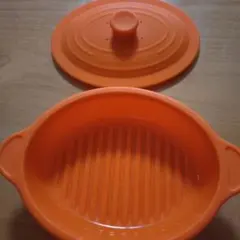 一度のみ使用！美品☆ル・クルーゼのスパチュラ3点セット オレンジ