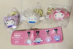 サンリオ どこでもぬいぐるみチャーム ラテクマ　クロミ　シナモロール　マイメロ