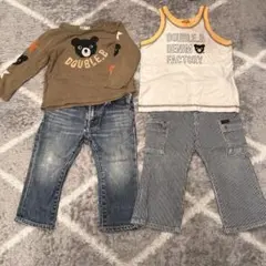 DOUBLE.B デニム ロンＴ 90cmタンクトップ まとめ売り