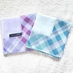 BURBERRY チェック柄ハンカチ　２枚セット　【新品未使用品】