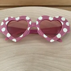 ミニー・マウス ハート型サングラス ピンク