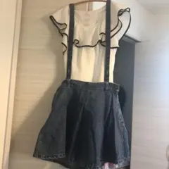 【5回着用のみ】NICECLAUPデニムスカートMサイズ