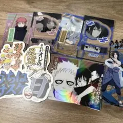 NARUTO ステッカー ホロクリアカード イタチ サスケ 我愛羅 ナルト