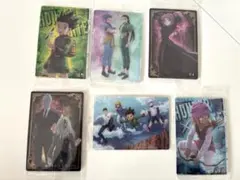 ハンターハンター4 イタジャガ　メタリックプラカード6枚セット