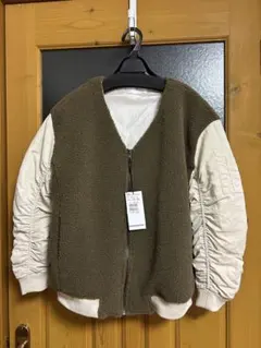 ⭐︎新品 Vin ボアジャケット ブルゾン Mサイズ モカ ココア - メルカリ
