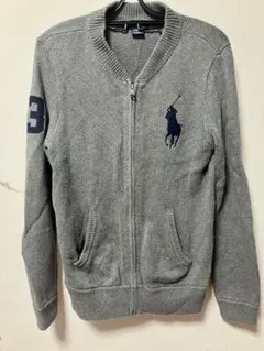800円値引きPolo カーディガン グレー 160サイズ女性m size