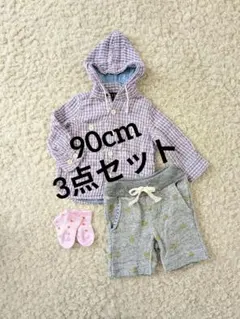 フード付きシャツとショートパンツセット ＦＩＴＨ