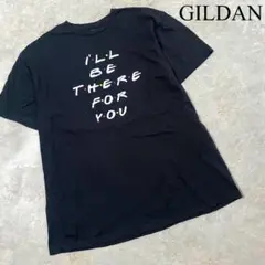 GILDAN ギルダン プリント クルーネック 半袖 Tシャツ カットソー 黒