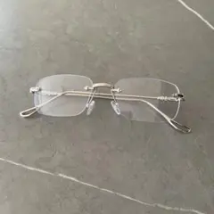 【新品】gentlemonster風リムレスメガネ（度なし）y2k クランジ