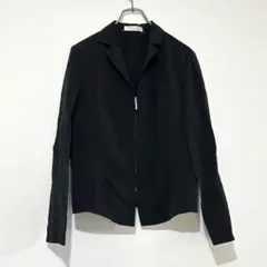 n1559【コルディア】 (42) ジップアップジャケット 日本製 ブラックのサムネイル