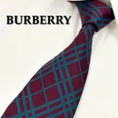 ✨️美品✨️ バーバリー BURBERRY ネクタイ チェック シンプル