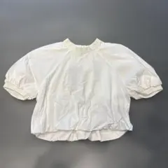 ZARA ホワイト パフスリーブ シャツ