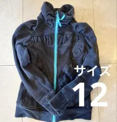 ivivva⚫︎パーカー⚫︎グレー×ブルー⚫︎ジャケット⚫︎パーカー⚫︎スケート⚫︎スポーツ