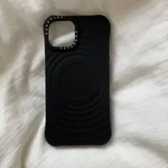 CASETIFY ウェーブシリコンケース（ブラック）　iPhone13