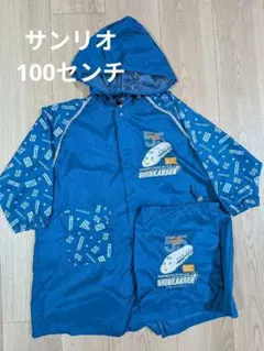 サンリオ　子供　新幹線　レインコート 100cm　袋付のサムネイル