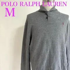 ポロ ラルフローレン ショールカラー スウェット グレー Mサイズ　良品