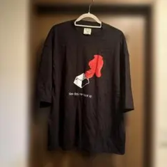 【SHAKAボディ｜グラフィックプリント 黒Tシャツ｜L〜XL相当】