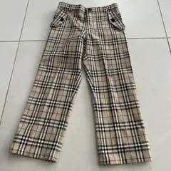 バーバリーロンドン　キッズ子供服110 ノバチェック柄パンツ　フォーマル　スーツ