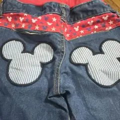 ベビードール　ミッキーマウス デニムパンツ 120 ミッキー　ロングパンツ