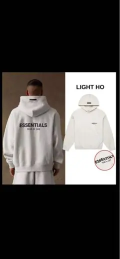 ESSENTIALS Lサイズ ライトグレー新品今月中値引きしてます（7/31）