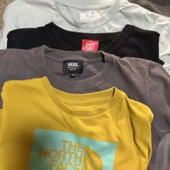 VANSとTHE NORTH FACE Tシャツ4枚セット 130サイズ