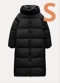 ZARA アノラック ロングダウンコート　ザラ　ベンチコート　⑤