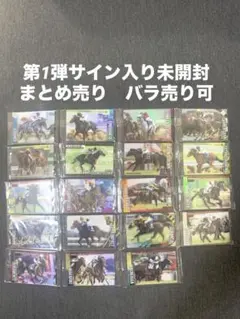 第1弾　サラブレッドホースコレクションサイン入り　まとめ売りのサムネイル