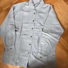 LOUIS JOONE 長袖シャツ ライトグレー　シルク100%のサムネイル