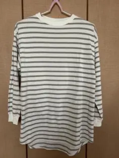 SHIPS ストライプ長袖Tシャツ