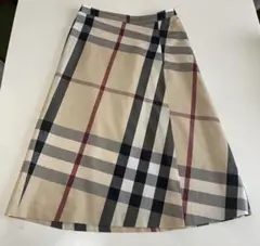 BURBERRY ノバチェック ラップロングスカート ベージュのサムネイル