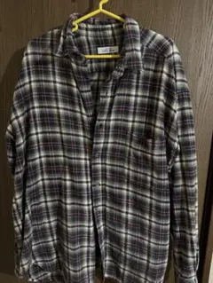 チェック柄 コットンネルシャツ 長袖