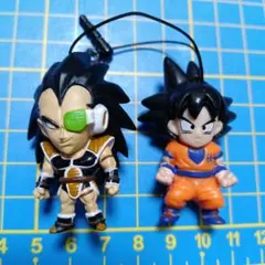 ドラゴンボールキーホルダーストラップ　孫悟空　ラディッツ